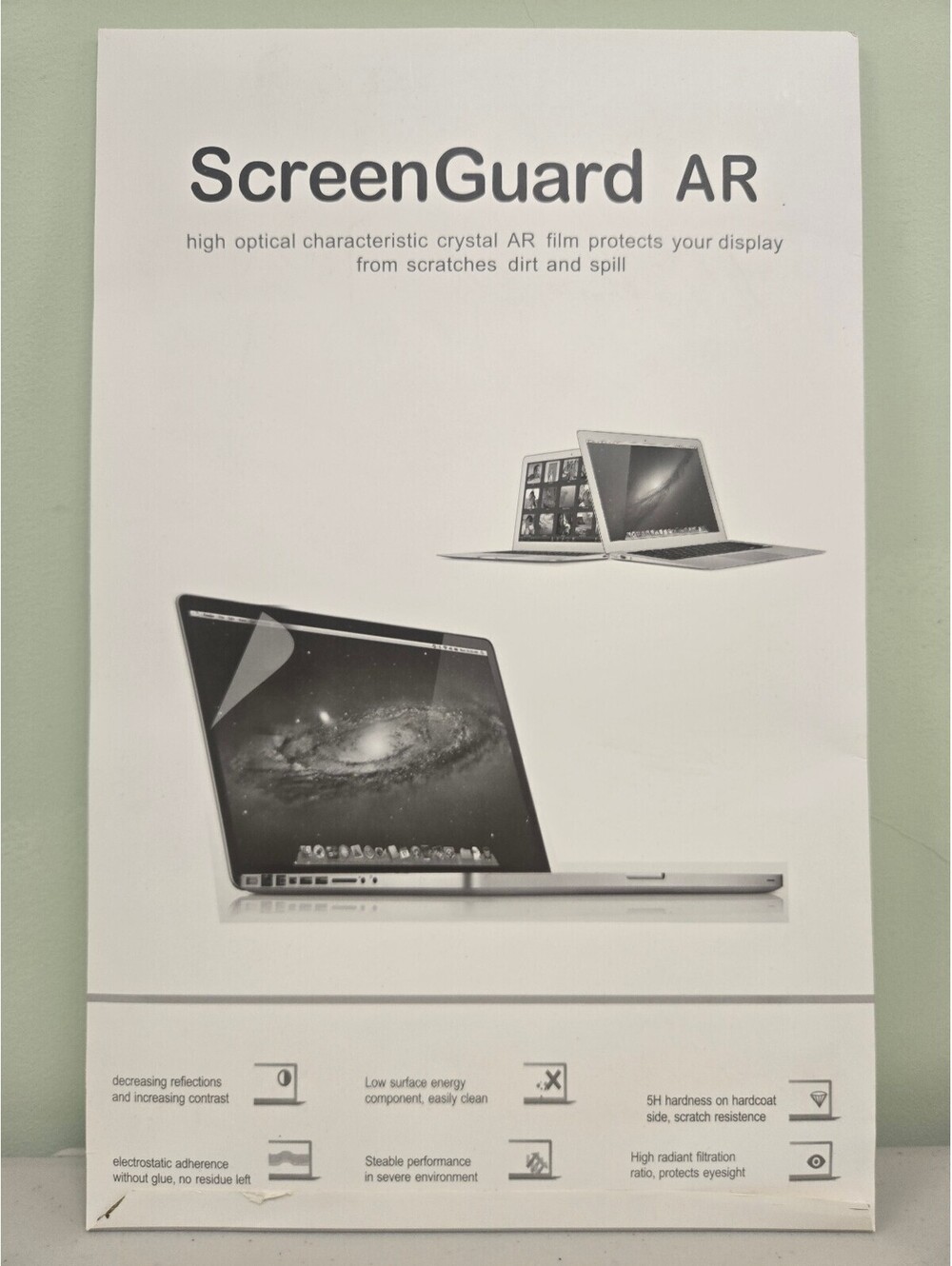 ScreenGuard AR 16" Anti-Reflective Laptop Screen Protector Film New